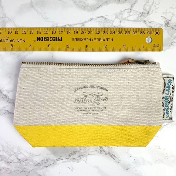 The Superior Labor Engineer Pouch #02 - Natural & Yellow - Picture 2 of 6